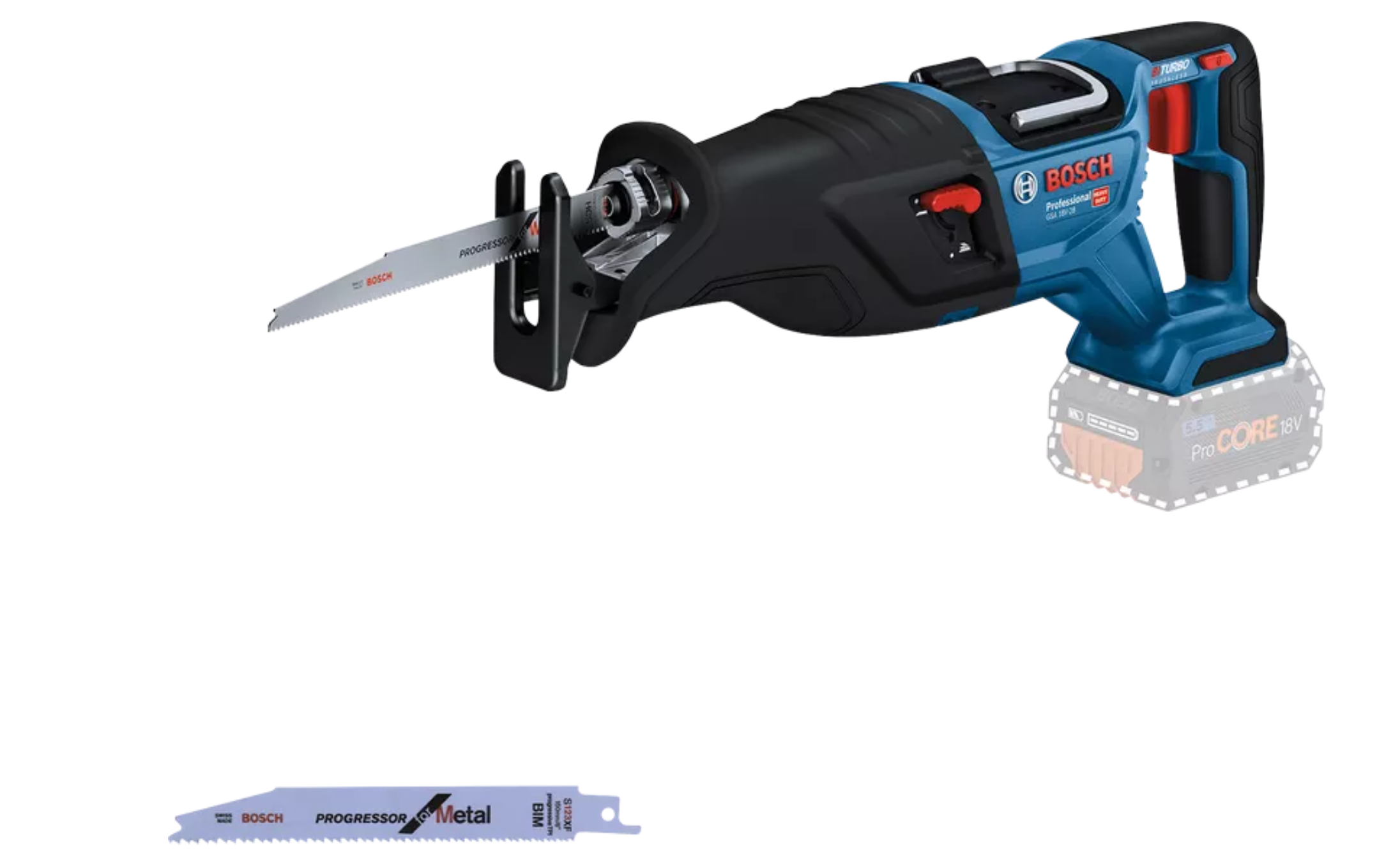GSA 18V-28 Professional - Akku-Säbelsäge BITURBO